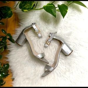 Cole Haan Clarette Silver Sandal
